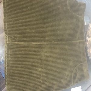 navy green vintage skirt